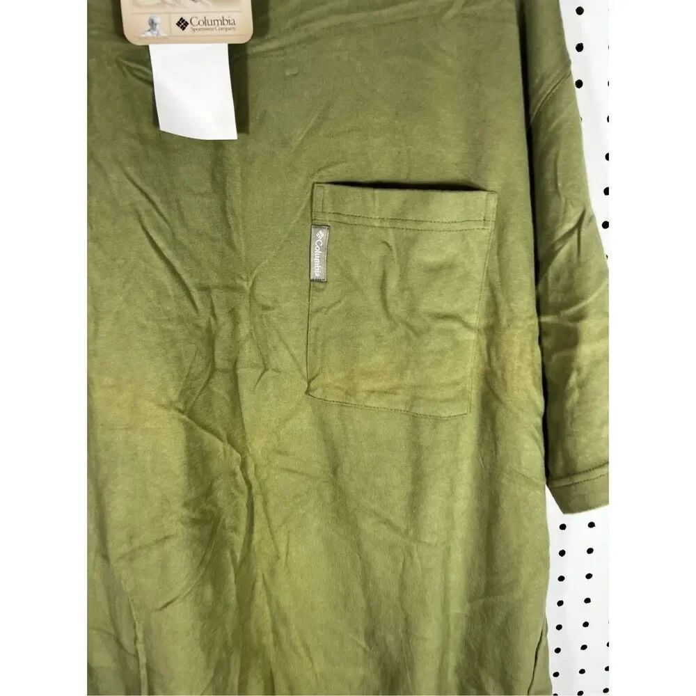 Columbia thick cotton pocket Tee shirt size XXL - Picture 3 of 5